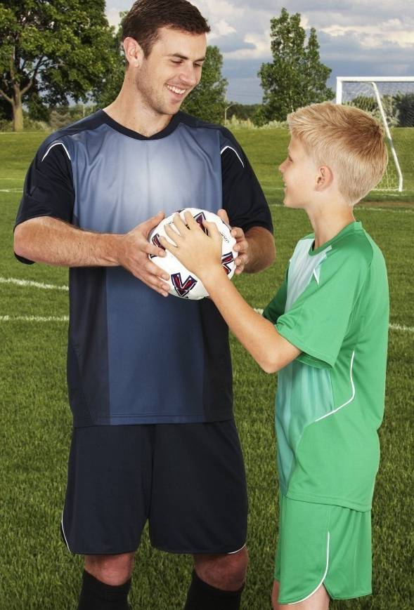 sports tee soccer kids and unisex sublimated